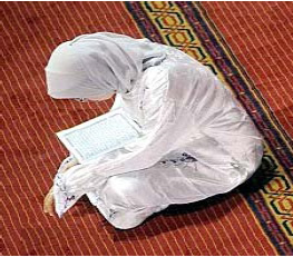 Woman reading Quran